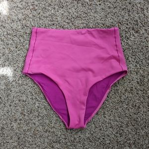 Left on Friday Hi Tide Bottoms in Hot Pink (L)